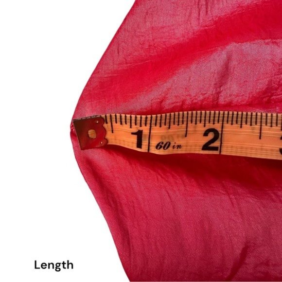 Vintage Y2K Stepping Out Pink Rainbow Tulle Poofy Strapless Prom Hoco Dress 9/10 - Picture 7 of 9